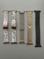 5 bandjes voor Apple watch 44-45-46mm, Ophalen of Verzenden, Zo goed als nieuw, Zwart, IOS