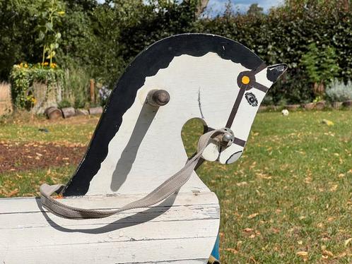 Uniek Vintage Houten Schommelpaard, Antiek en Kunst, Antiek | Speelgoed, Ophalen