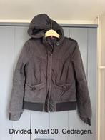 Divided jas. Maat 38., Kleding | Dames, Jassen | Winter, Maat 38/40 (M), H&M, Zwart, Ophalen of Verzenden