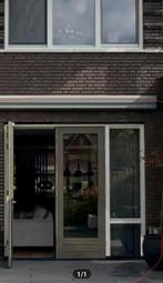 Hardhouten kozijn harthout tuindeuren dubbel glas hr++, Doe-het-zelf en Verbouw, Ophalen of Verzenden, Zo goed als nieuw, Hout