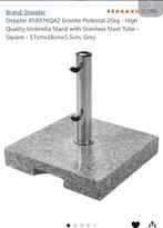 Parasol and base - granite. Never used but on balcony., Ophalen, Zo goed als nieuw