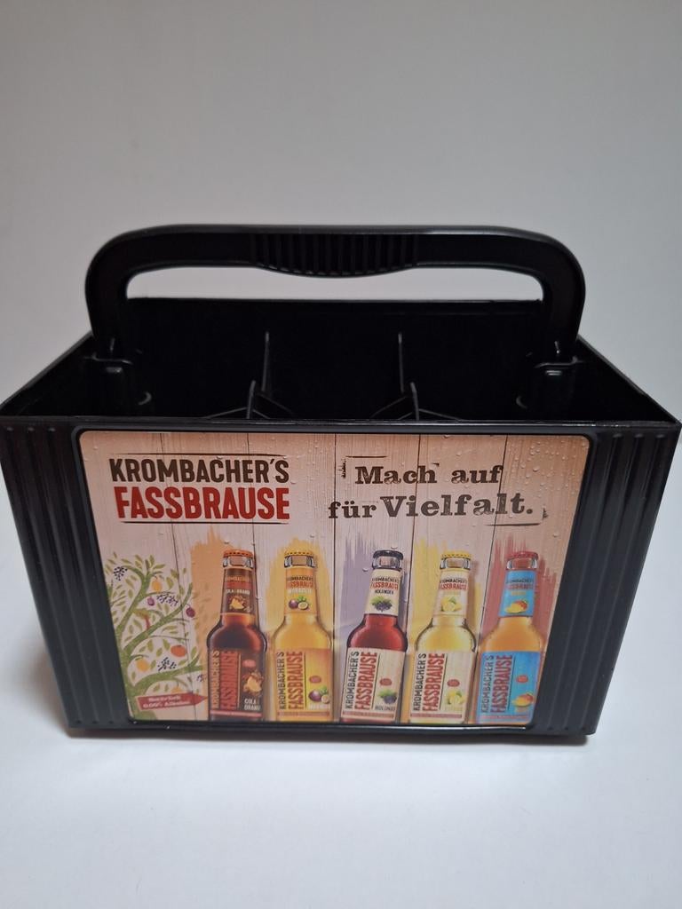 Krombacher 6 Bierflessen Houder, Ophalen of Verzenden, Zo goed als nieuw