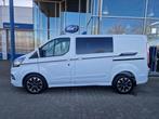 Ford Transit Custom 310 2.0 TDCi EcoBlue 310 L1 Sport Dubbel, Auto's, Bestelauto's, Stof, Gebruikt, Euro 6, 4 cilinders