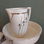 Lucky Vintage antiek lampetstel met zeepdoosje van Boch, Antiek en Kunst, Ophalen