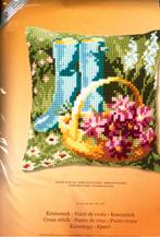 Cado  vervaco borduurpakket  kussen laarzen, Hobby en Vrije tijd, Borduren en Borduurmachines, Ophalen of Verzenden, Nieuw, Handborduren