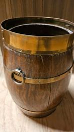 Vintage paraplubak met koperdetails., Ophalen, Gebruikt, Overige materialen