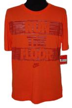 Nieuw Nike Run the Floor shirt, oranje, Mt. L, Maat 52/54 (L), Verzenden, Overige typen, Nike