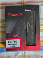 2x 8GB DDR4 HyperX geheugen, Computers en Software, RAM geheugen, DDR4, Ophalen of Verzenden, Zo goed als nieuw, Desktop