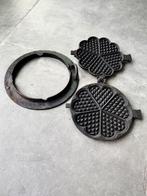 Antiek gietijzeren wafelijzer, Antiek en Kunst, Ophalen