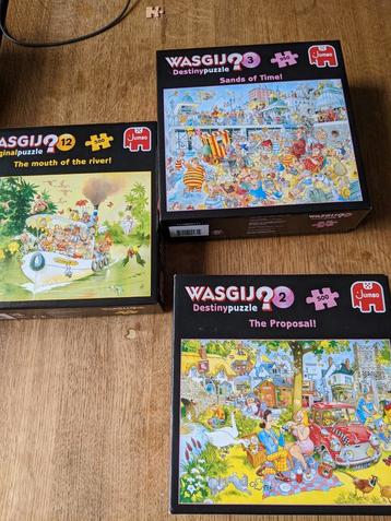 Drie puzzels  beschikbaar voor biedingen