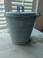 Zinken emmer met deksel, Ophalen of Verzenden, Kunststof, Met deksel