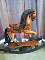 Antiek schommelpaard * hobbelpaard * houten paard, Gebruikt, Ophalen