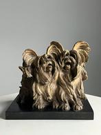 2x terra cotta beeld van honden, Verzamelen, Beelden en Beeldjes, Ophalen, Gebruikt, Dier