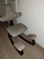 Varier Thatsit Ergonomische Stoel Leder ZGAN, Bruin, Scandinavische ergonomisch design, Leer, Ophalen of Verzenden