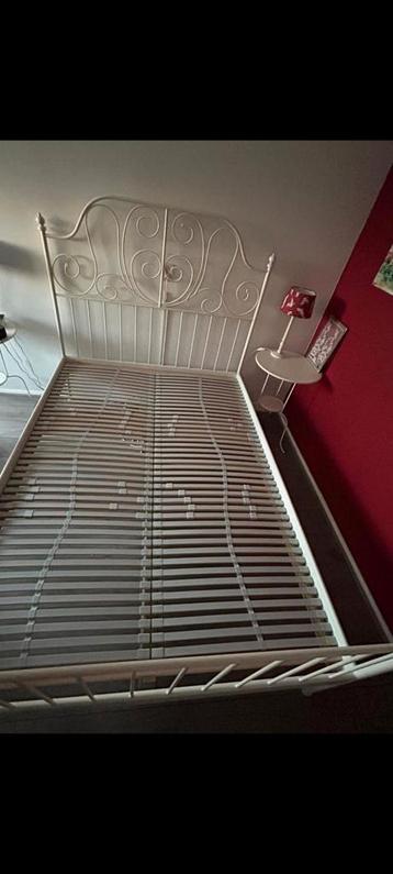 Ikea Leirvik Bedframe 160x200 - Wit - afbeelding 2