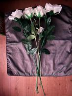 Witte kunst rozen! 4x, Huis en Inrichting, Ophalen of Verzenden, Zo goed als nieuw