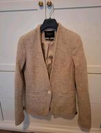 Wollen blazer Costes - Maat 36, Beige, Ophalen of Verzenden, Maat 36 (S), Gedragen