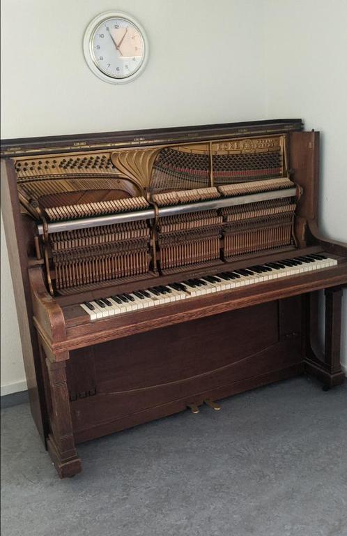 Unieke antieke piano (±1835) – goed lezen!, Muziek en Instrumenten, Piano's, Gebruikt, Piano, Bruin, Ophalen