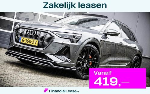 Audi e-tron 50 Quattro 3x S-Line Black Edition 22inch PANO O, Auto's, Audi, Bedrijf, Lease, Financial lease, e-tron, ABS, Adaptive Cruise Control
