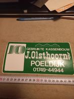 Jo /j olsthoorn bv  kassenbouw poeldijk groen, Ophalen of Verzenden, Zo goed als nieuw