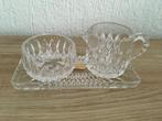Nachtmann kristallen suiker en melksetje, Antiek en Kunst, Antiek | Glas en Kristal, Ophalen of Verzenden