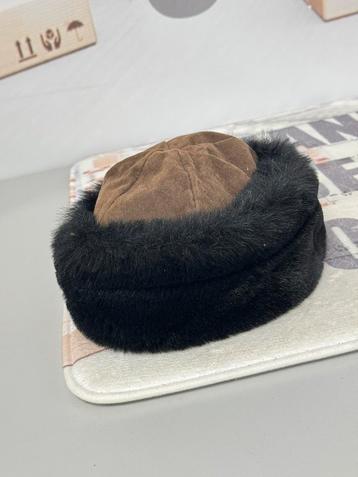 1980 Vegan Vintage jaren 80 frankrijk Gevoerde muts Winter beschikbaar voor biedingen