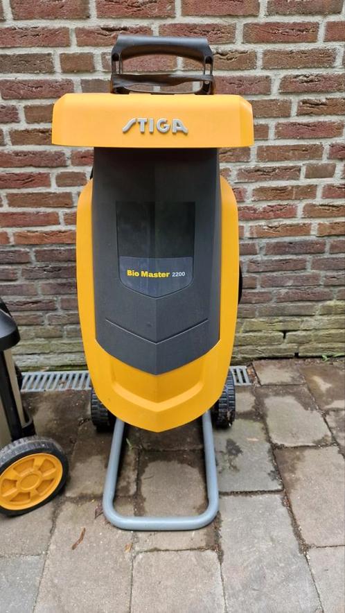 Stiga hakselaar Bio Master 2200, Tuin en Terras, Hakselaars, Zo goed als nieuw, Ophalen