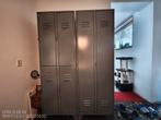 Vintage Metalen Lockers - Industrieel Design, Huis en Inrichting, Kasten | Lockerkasten, Ophalen, Gebruikt, Industrieel