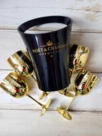 Moet&Chandon Champagne Koeler 4 Gouden Glazen + Kado., Ophalen of Verzenden, Nieuw, Overige typen