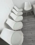 Eetkamerstoel klarup wit, Ophalen, Zo goed als nieuw, Wit, Vijf, Zes of meer stoelen