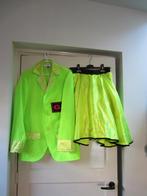 Fleurige Gele Kleding met Hoed en bloemenslingers Maat 36, Carnaval, Ophalen of Verzenden, Kleding, Maat 36 (S)