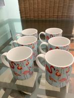 Kitchenkraft espressokopje porselein 80 ml flamingo, Ophalen of Verzenden, Zo goed als nieuw, Overige stijlen, Kop(pen) en/of Schotel(s)