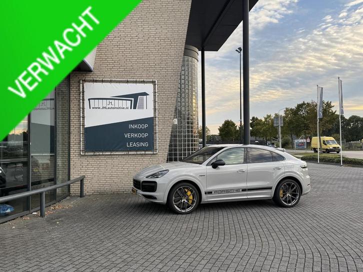 Porsche Cayenne Coupé *TURBO S-E*680PK*CARBON*NL AUTO*APPRO, Auto's, Porsche, Bedrijf, Te koop, Cayenne, 360° camera, 4x4, ABS