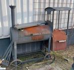 Gietijzeren locomotief BBQ, Tuin en Terras, Ophalen, Gebruikt