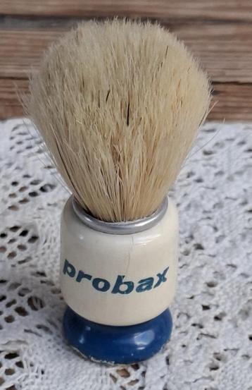 Vintage houten scheerkwastje met reclame PROBAX beschikbaar voor biedingen