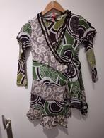 Didi Overslagjurk met shirt - Groen/Bruin, Ophalen of Verzenden, Zo goed als nieuw, Meisje