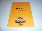 brochure Fiat Ducato  1983, Ophalen of Verzenden, Nieuw, Overige merken