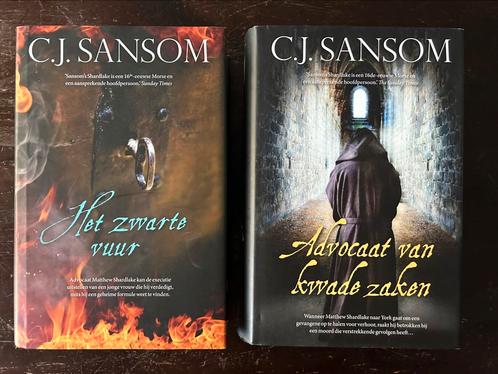 C.J. Sansom - Advocaat van kwade zaken + Het zwarte vuur, Boeken, Historische romans, Zo goed als nieuw, Ophalen of Verzenden