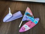 Barbie Jetski en surfplank (en meer Barbiespullen), Ophalen of Verzenden, Gebruikt, Barbie