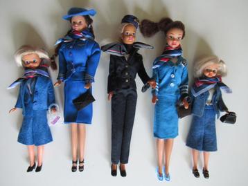 Barbie KLM , 5 verschillende poppen  beschikbaar voor biedingen
