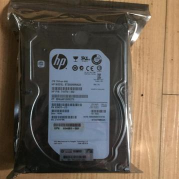 4 x HP harde schijf 2TB SAS; Seagate; St2000nm0023 beschikbaar voor biedingen