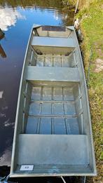 Aluminium platbodem Alumacraft 1236 met mercury 15pk, Watersport en Boten, Vis- en Consoleboten, Ophalen, 10 tot 30 pk, Gebruikt