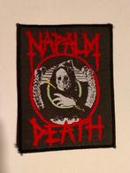 Napalm Death vintage metal hardrock logo kleding patch RARE, Verzamelen, Verzenden, Nieuw, Kleding