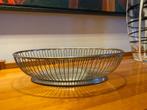 Alfra Alessi 1960s stainless steel wire basket, Overige materialen, Schaal of Schalen, Overige stijlen, Gebruikt