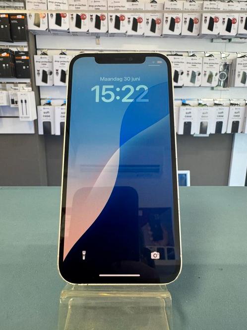 iPhone 12 White 64GB ( Face-id Defect ) 92, Telecommunicatie, Mobiele telefoons | Apple iPhone, Gebruikt, 64 GB, Zonder abonnement