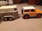 Schleich jeep met paardentrailer, Verzenden, Gebruikt