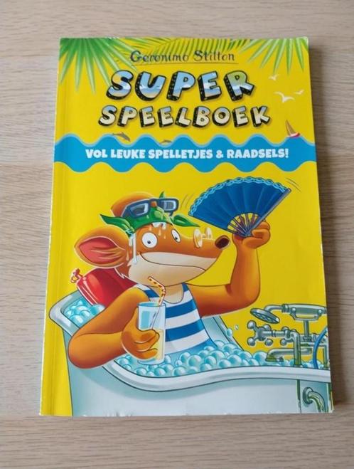 Geronimo Stilton "Super speelboek", Boeken, Kinderboeken | Jeugd | onder 10 jaar, Zo goed als nieuw, Ophalen of Verzenden