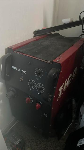 Lasapparaat merk tico mig 210c beschikbaar voor biedingen