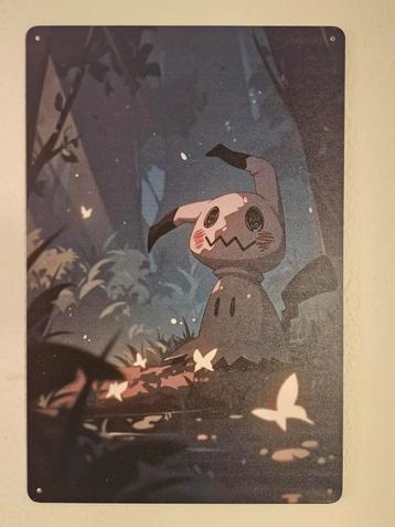 Metalen poster, Pokemon mimikyu beschikbaar voor biedingen