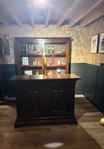 Antieke bruine cafe kroeg bar set toog luifelbar hoekbar, Huis en Inrichting, Barren, Ophalen of Verzenden, Zo goed als nieuw